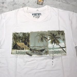 Crew neck printed tee